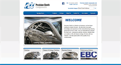 Desktop Screenshot of precisionclutch.co.uk