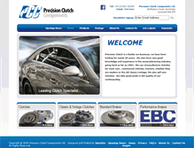 Tablet Screenshot of precisionclutch.co.uk